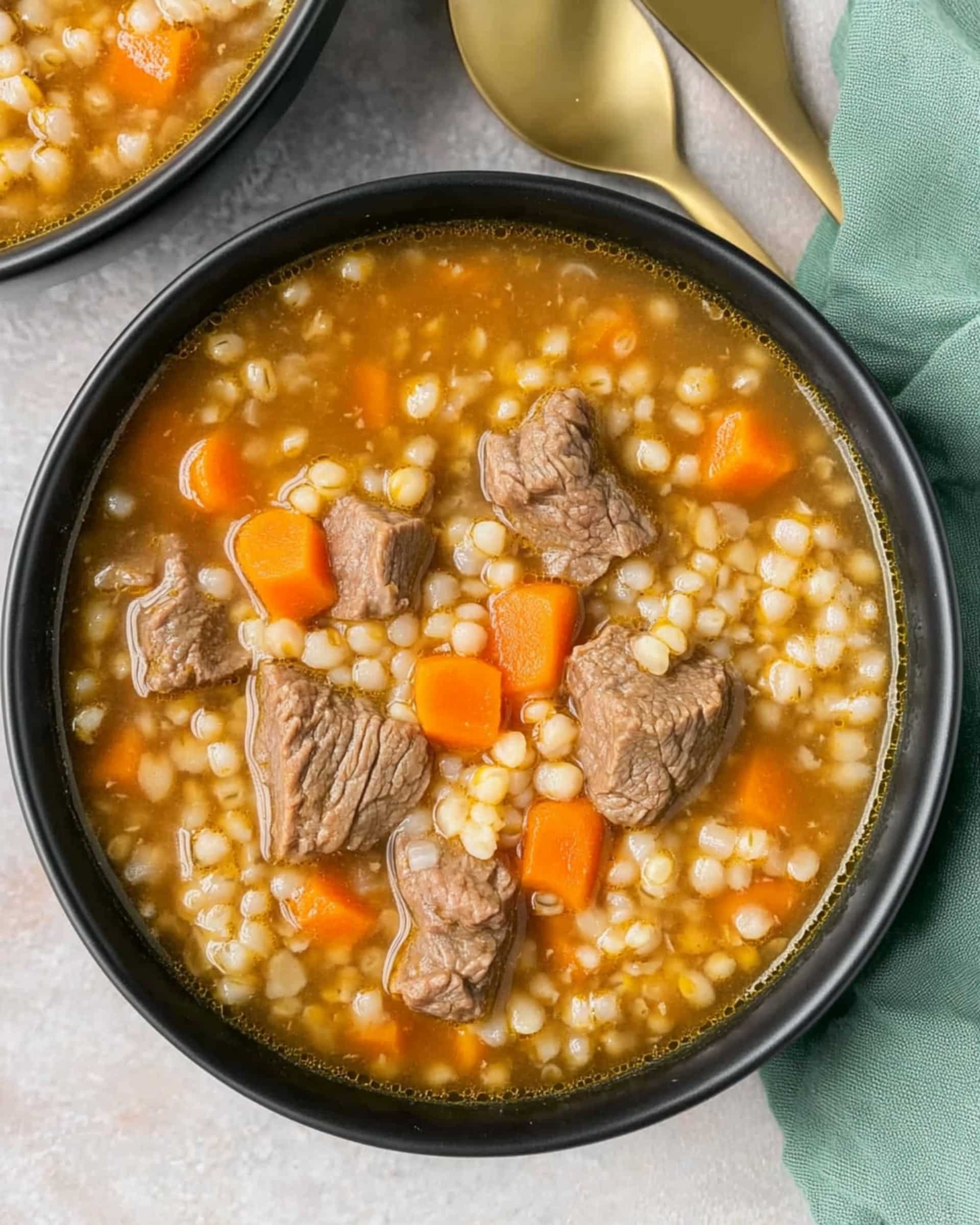 Easy Beef Barley Soup Recipe