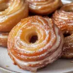 French Cruller with Maple Glaze 3 French Cruller with Maple Glaze