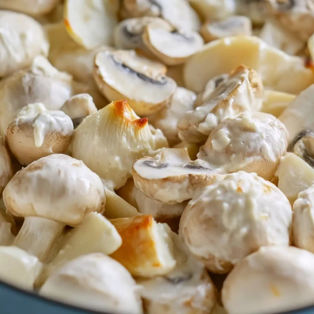 Creamy Garlic Mushroom Pasta