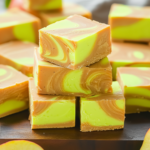 Swirled Caramel Apple Fudge