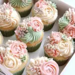 Elegant Bridal Shower Cupcakes