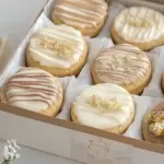 Elegant Gold Bridal Cookies