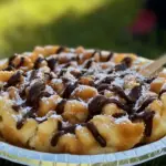 Funnel Cake with Chocolate