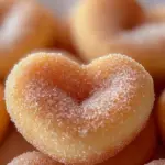 Heart-Shaped Sugar Donuts 3 Heart-Shaped Sugar Donuts