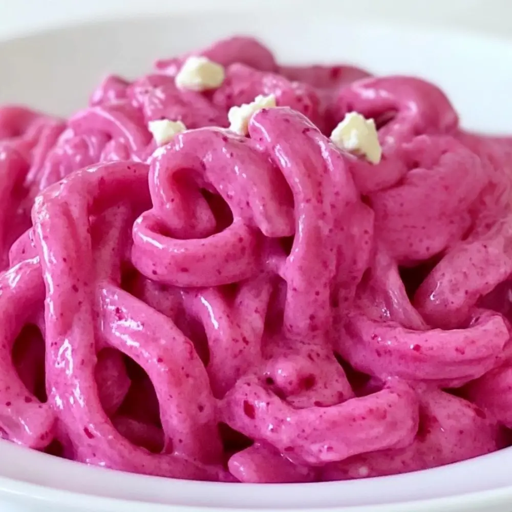 Creamy Pink Beetroot Pasta