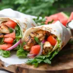 Greek Chicken Gyros with Tzatziki