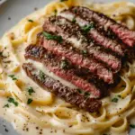 Steak Fettuccine Alfredo