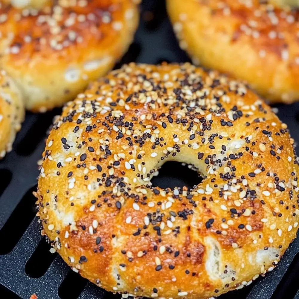 3 Ingredient High Protein Bagel