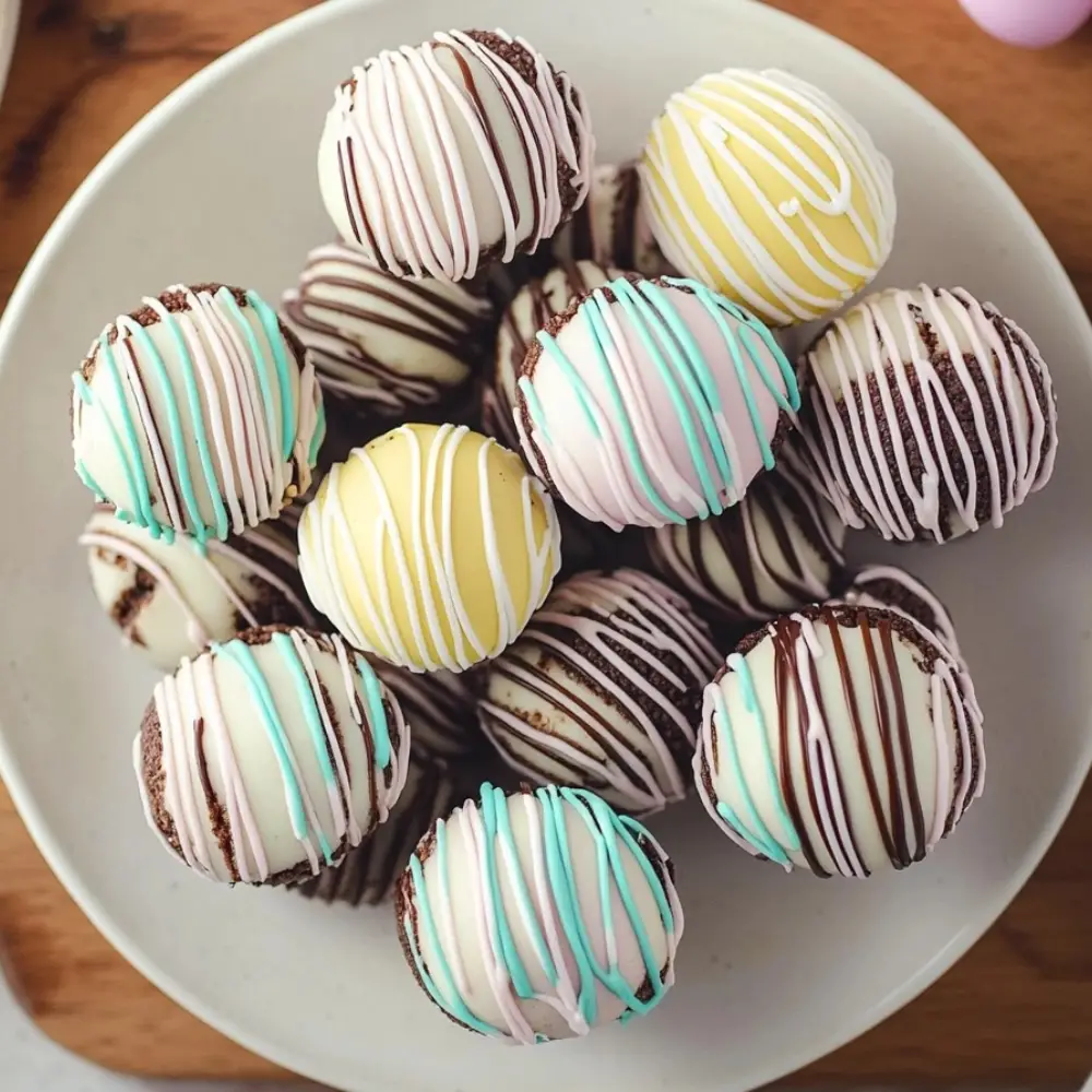 Easter Egg Oreo Cookie Balls