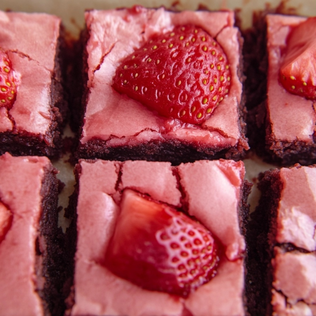 Strawberry Brownies