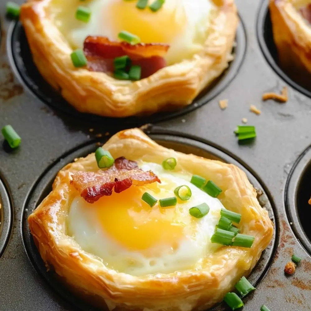 Flaky Egg, and Cheese Brunch Cups