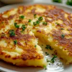 Crispy Cheesy Hashbrown Pancake