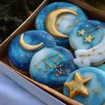Celestial Cookie Set (Aries Constellation, Flames & Stars Sugar Cookies)