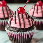 Cherry Cordial Chocolate Cupcakes 3 Cherry Cordial Chocolate Cupcakes