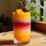Sunset Sparkler Mocktail