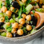 Provençal Chickpea Salad with Olives & Anchovies 3 Provençal Chickpea Salad with Olives & Anchovies