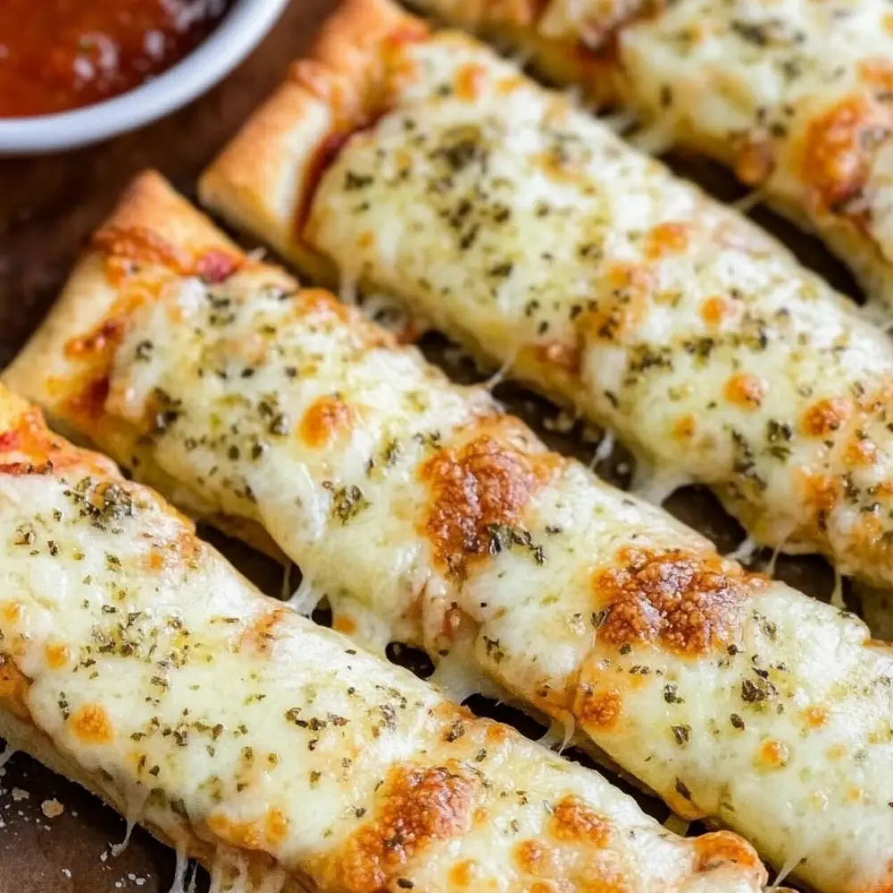 Sourdough Cheesy Breadsticks