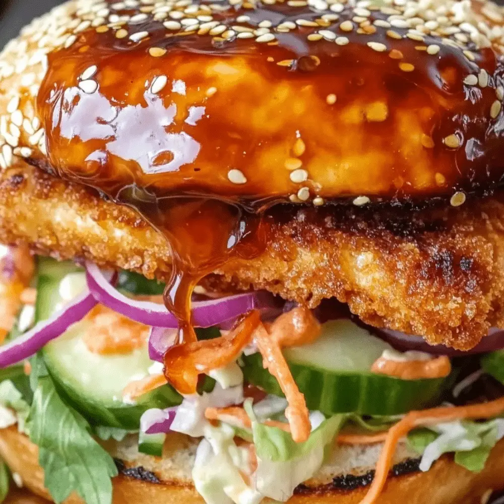 Crispy sesame-crusted halloumi Burger