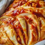 Cheesy Tomato Braided Bread