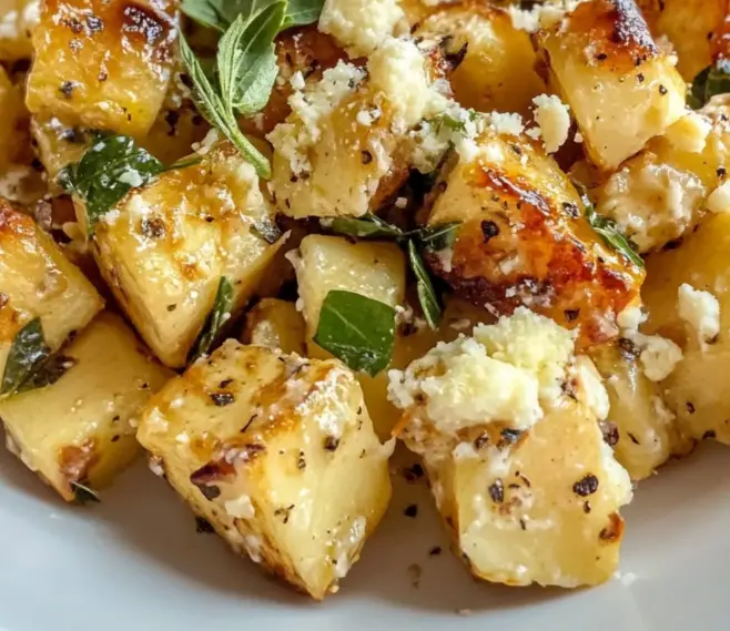 Baked Feta Potatoes