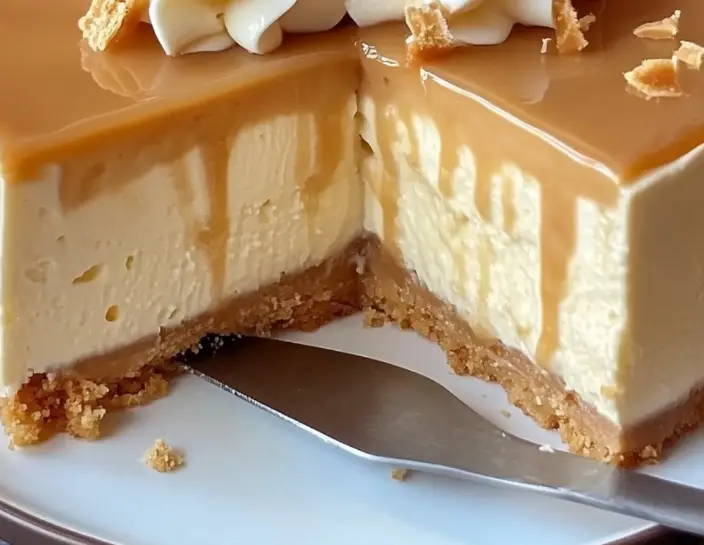 No-Bake Caramilk Cheesecake