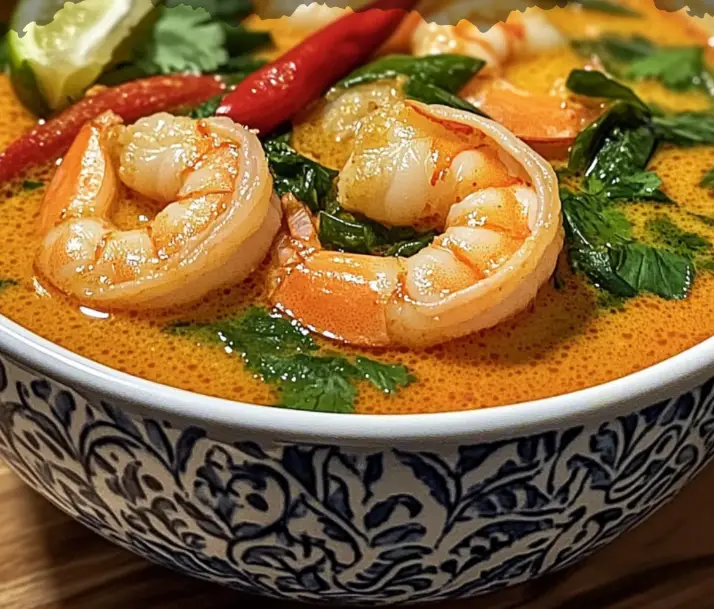 Coconut Curry Shrimp Soup